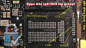 ISP Oppo A3S CPH1853 Pinout